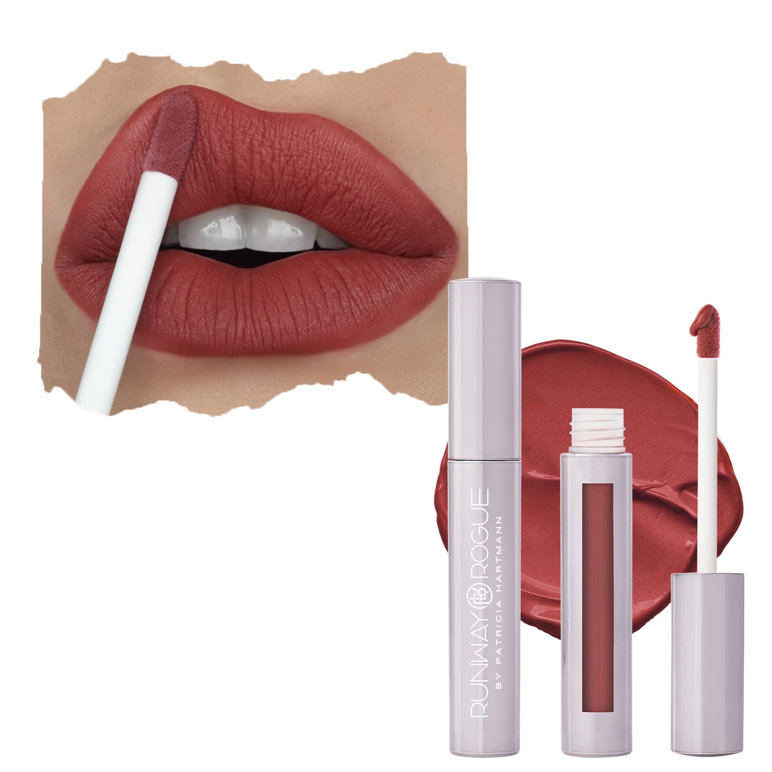 Amazon.com : Runway Rogue Velvet Glam Liquid Lipstick, Almost