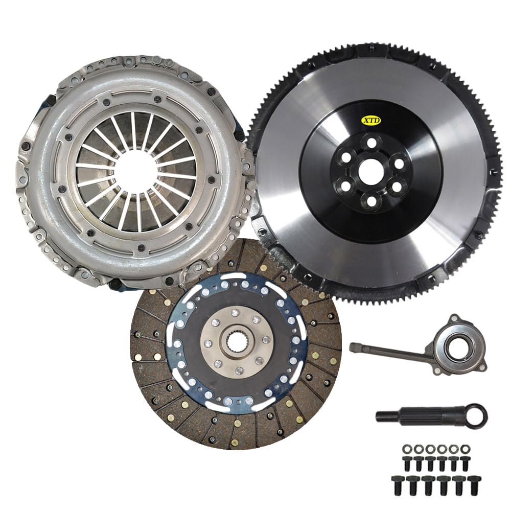 XTD OE Clutch Kit & Flywheel Compatible With VOLKSWAGEN GOLF JETTA GTI GLI GLX VR6 BEETLE/Audi TT Quattro 1.8T 6-SPEED