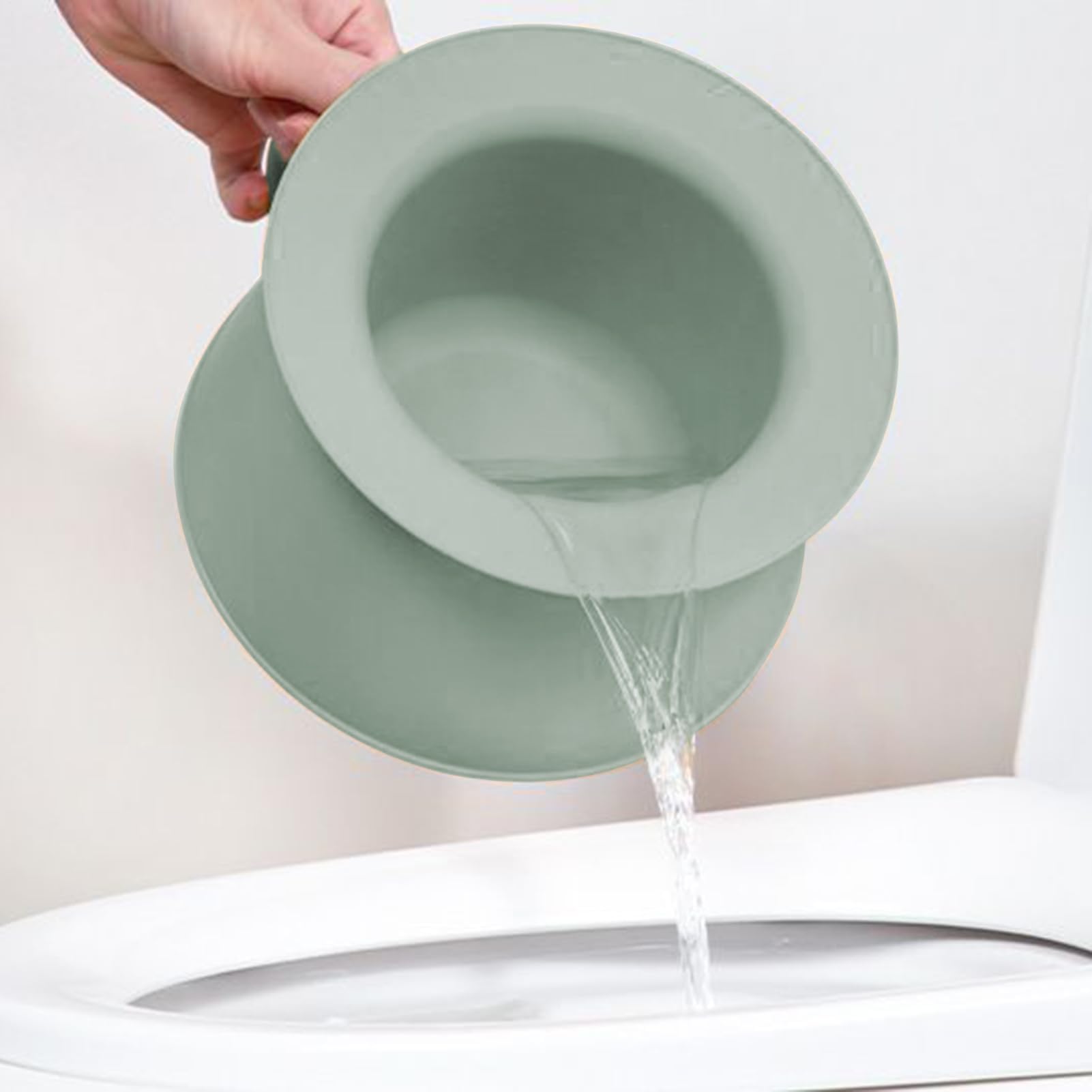 Tragbares Töpfchen für Erwachsene und Kinder, Nachttisch-Urinal mit Deckel, leicht zu reinigende Toilette für Camping, Reisen und Zuhause