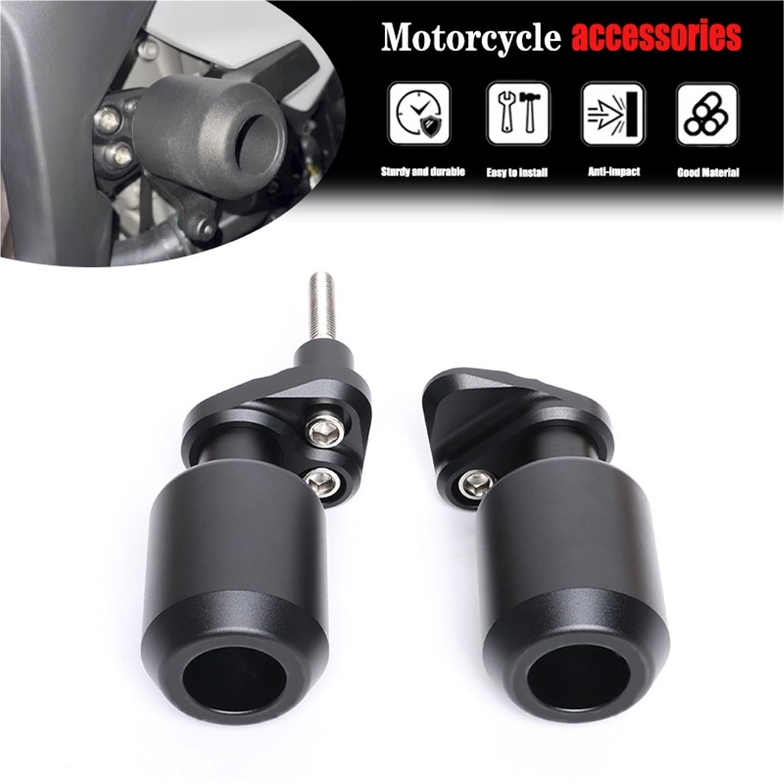 Przednie tylne koło oś widelca suwaki Pasuje Do Bmw S1000XR S1000 XR 2019-2025 Motocykl Ochrona Przed Upadkiem Rama Suwaki Zabezpieczenie Przed Zderzeniem Pad Protector(1set)