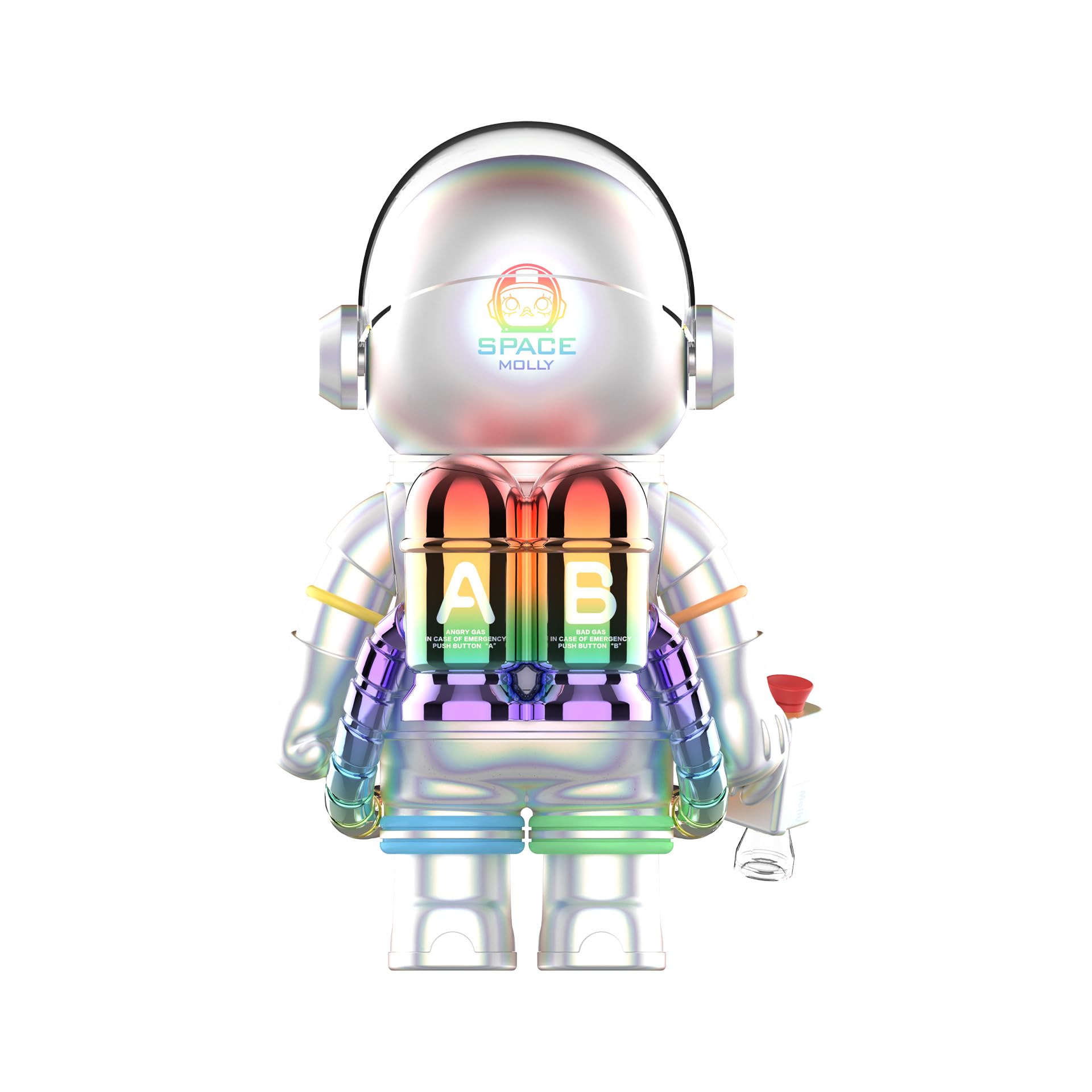 POP MART MEGA Space Molly 400% Rainbow 2.0 11.6in/29.5cm Figurine