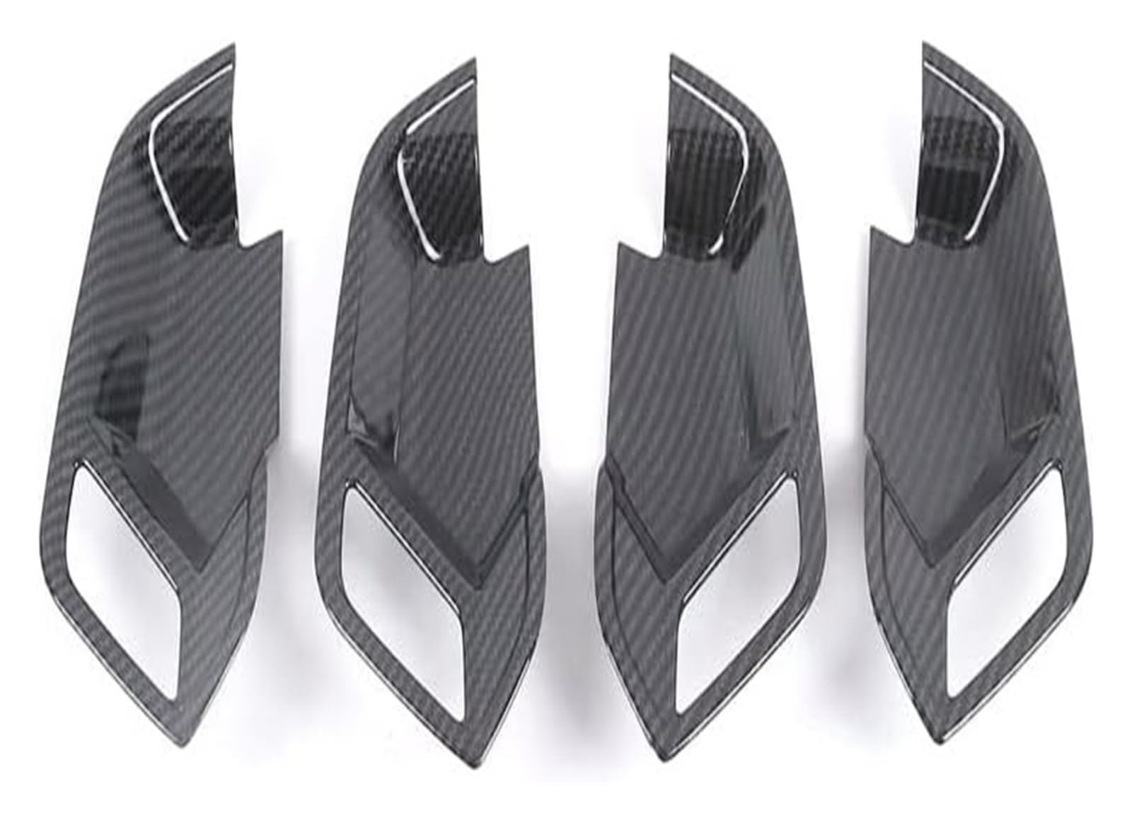 Qwqthgs Rhd Gray Car Exterior Door Handle Cap For Q3 (F3) 2019 2020 2021 Abs Interior Car-Styling Accessories Car Inner Door Handle Bowl Cover 4Pcs(Rhd Gray)