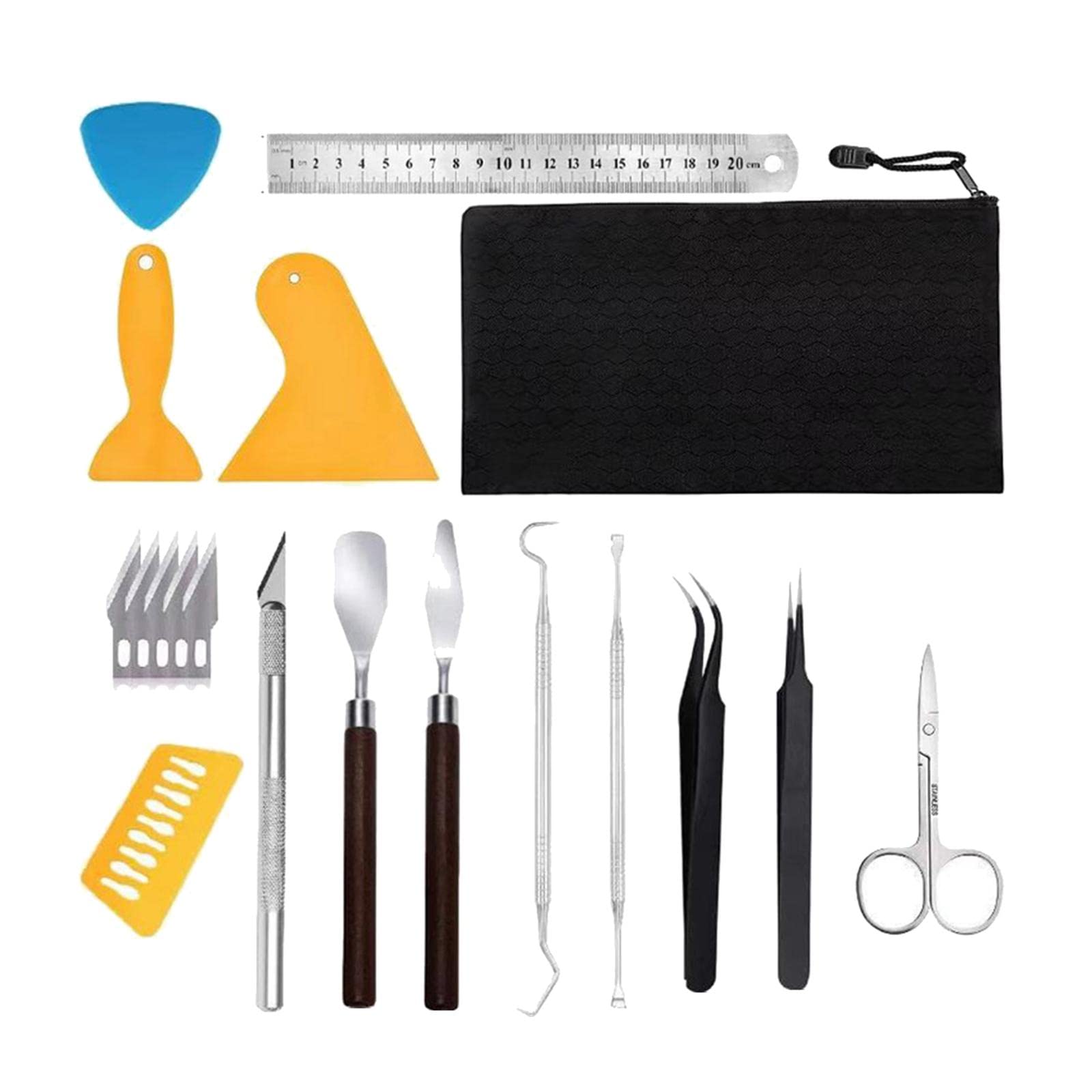 Generic 20x Craft Vinyl Weeding Tools Scrapbooking Tool for Cricut Cameos Lettering