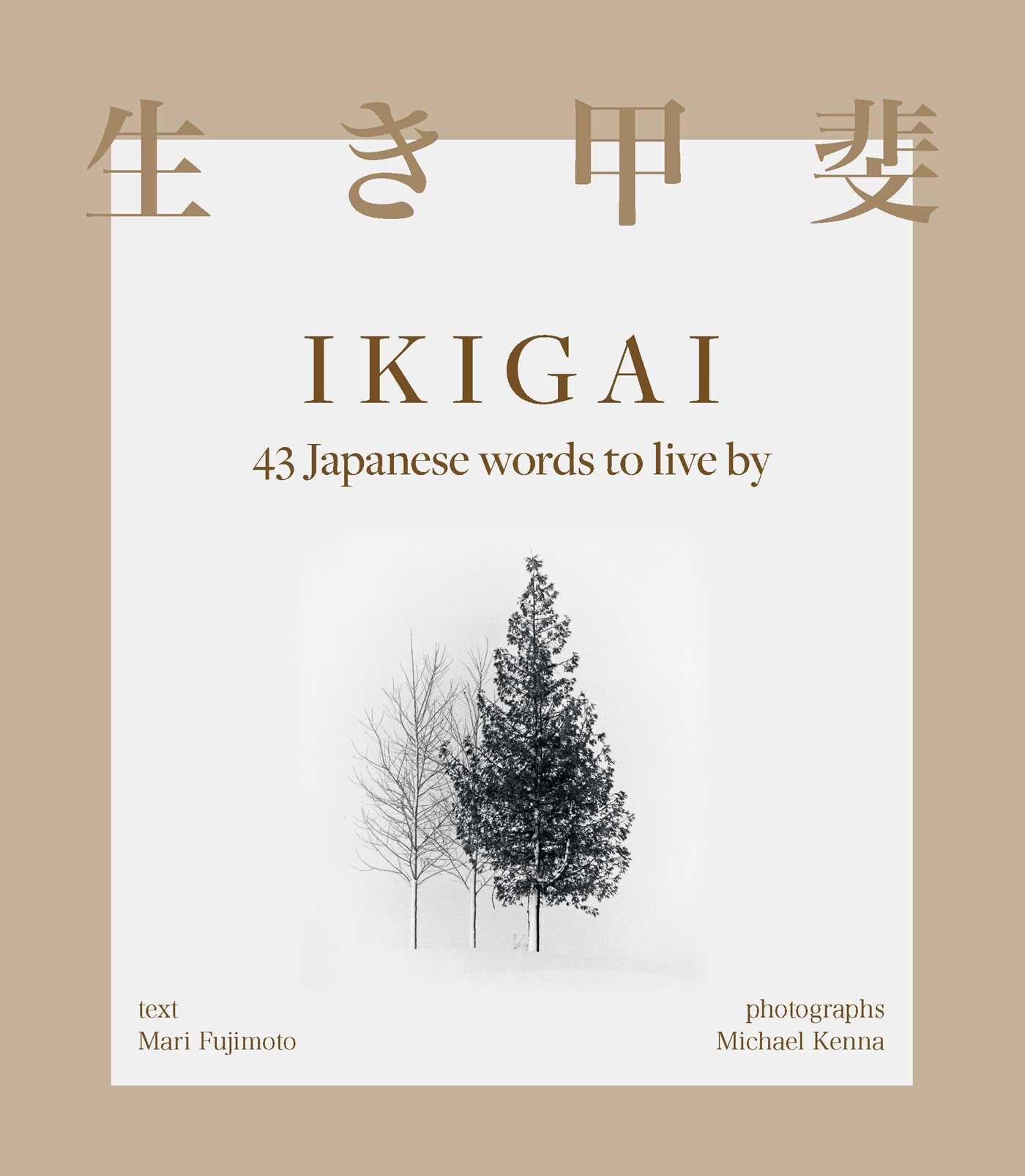Ikigai 43 Japanese words to live by by Mari Fujimoto (Hardback Book)