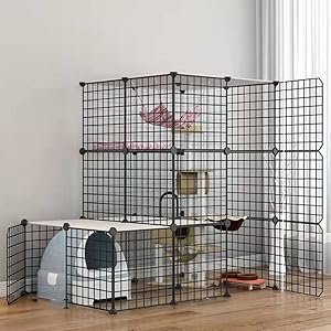 Pet's Home Katzengehege Hundekäfig 111 * 75 * 109cm