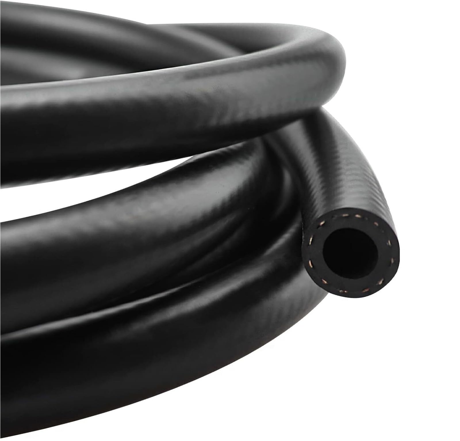 Tyfghdxf 5M Rubber Tubing 1Pcs 1/2/ Double-Layer Resin Oil Pipe Fuel Tube Oil-Resistant Wire-Clamping Tubing Petrol Hose Diesel Pipeline Black Core 6~14Mm Hose(,Od 31Xid 23Mm)