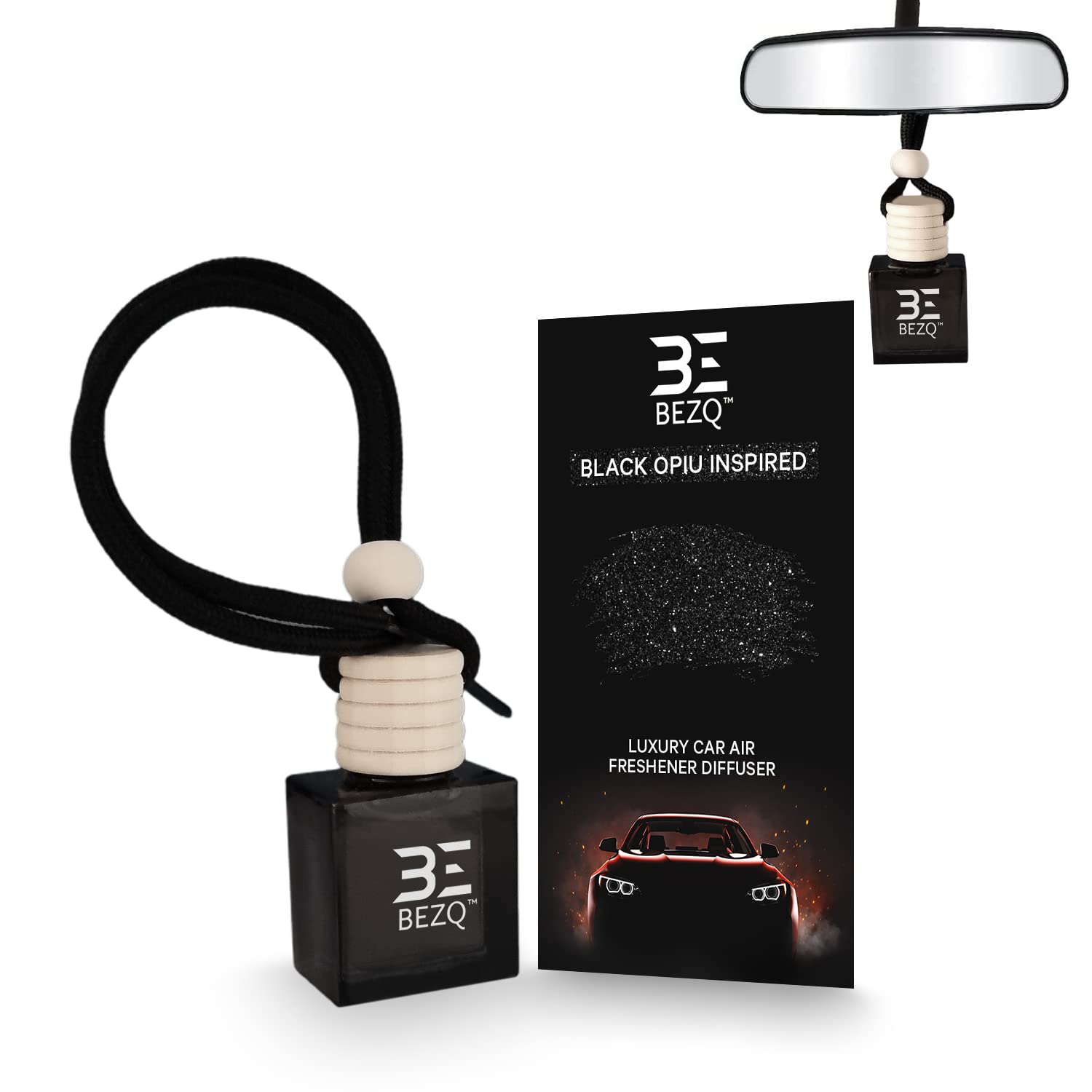 SAVAGE Car Fragrances Inspired Car Air Freshener for Men Diffuser Scent Luxury Ornament Long Lasting (SAVAG INSPIRED) BEZQ — view 12
