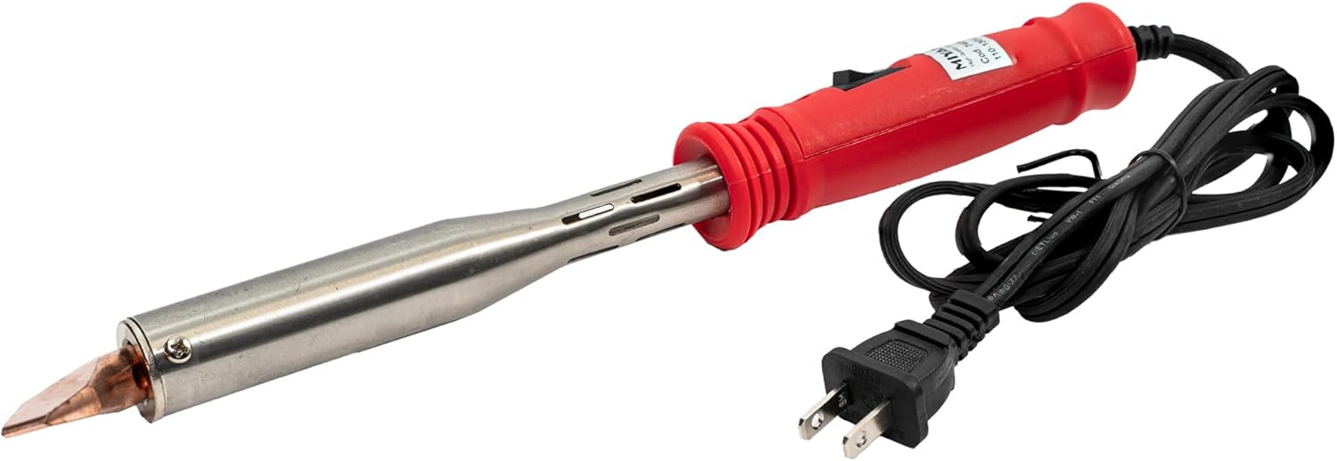 Soldering Iron 200W, Pen Style Welder, Heavy Duty, Solder with Heat Shielded Plastic Handle, Convenient Power Switch and Replaceable Chisel Tip - 74B9200