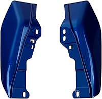 Vista 29 de HR3 Auburn Sunglo & Black Hole con escudo térmico de aire con marco medio deflectores compatibles con 2019 CVO Limited FLHTKSE Adecuado para Harley