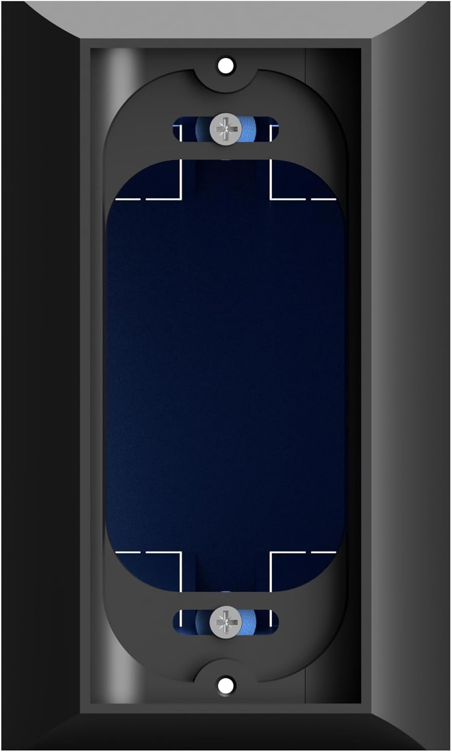 Hidden River Lab Wall Plate Adapter for Wired Video Doorbell Pro Previous Gen (Model 5AT2S2) – Premium Mounting Plate – Black