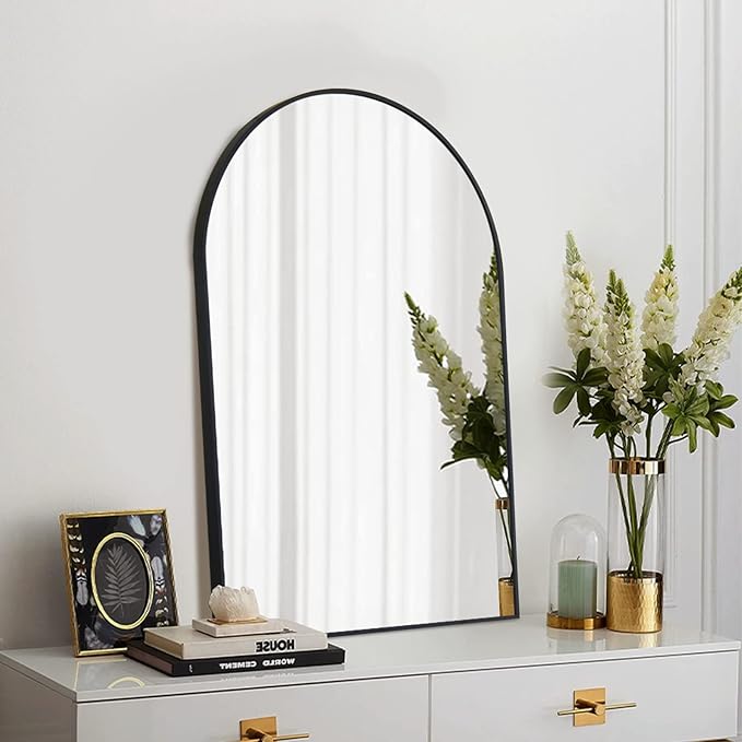 FARUIFETT Arched Wall Mirror, 24x36 Arched Bathroom Mirror