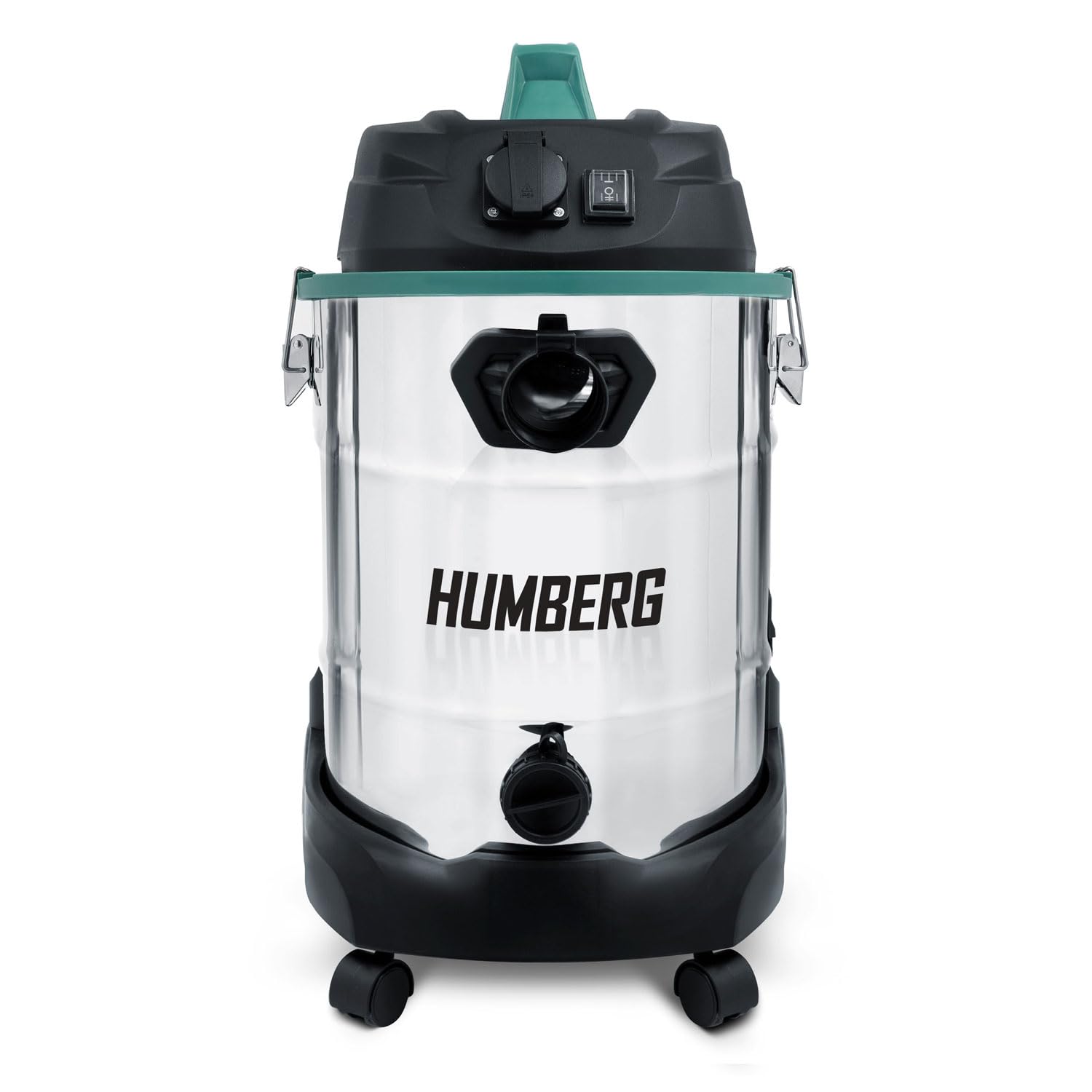 Humberg HM-402 30L 1600W Aspiradora Industrial Wet Dry Aspiradora para Cenizas y escombros Enchufe sin Bolsa para Herramientas eléctricas adicionales