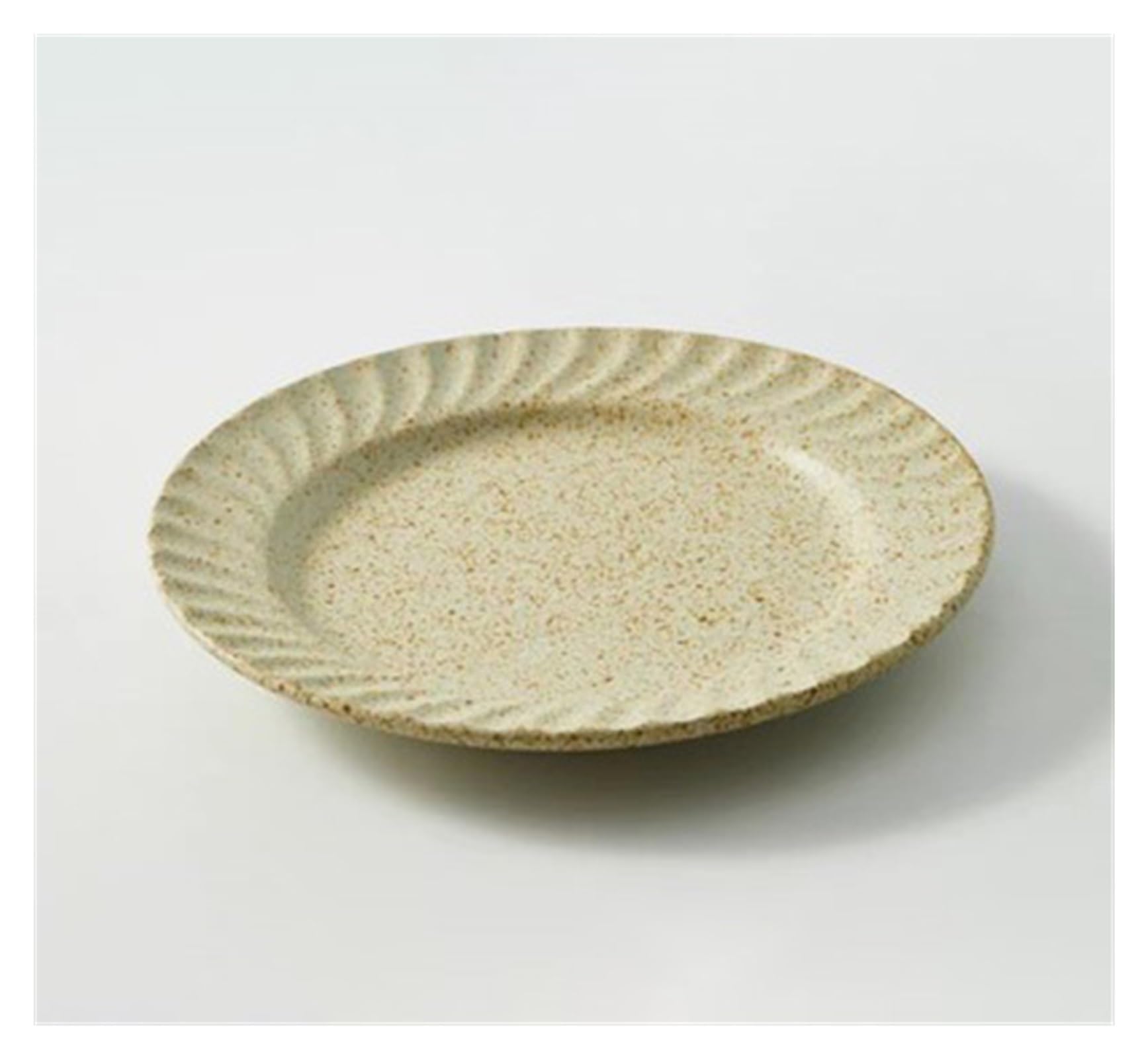 Ceramic Stoneware 8" Dinner Plate - Microwave & Dishwasher Safe Dinnerware | Restaurant Tableware (Color : B)