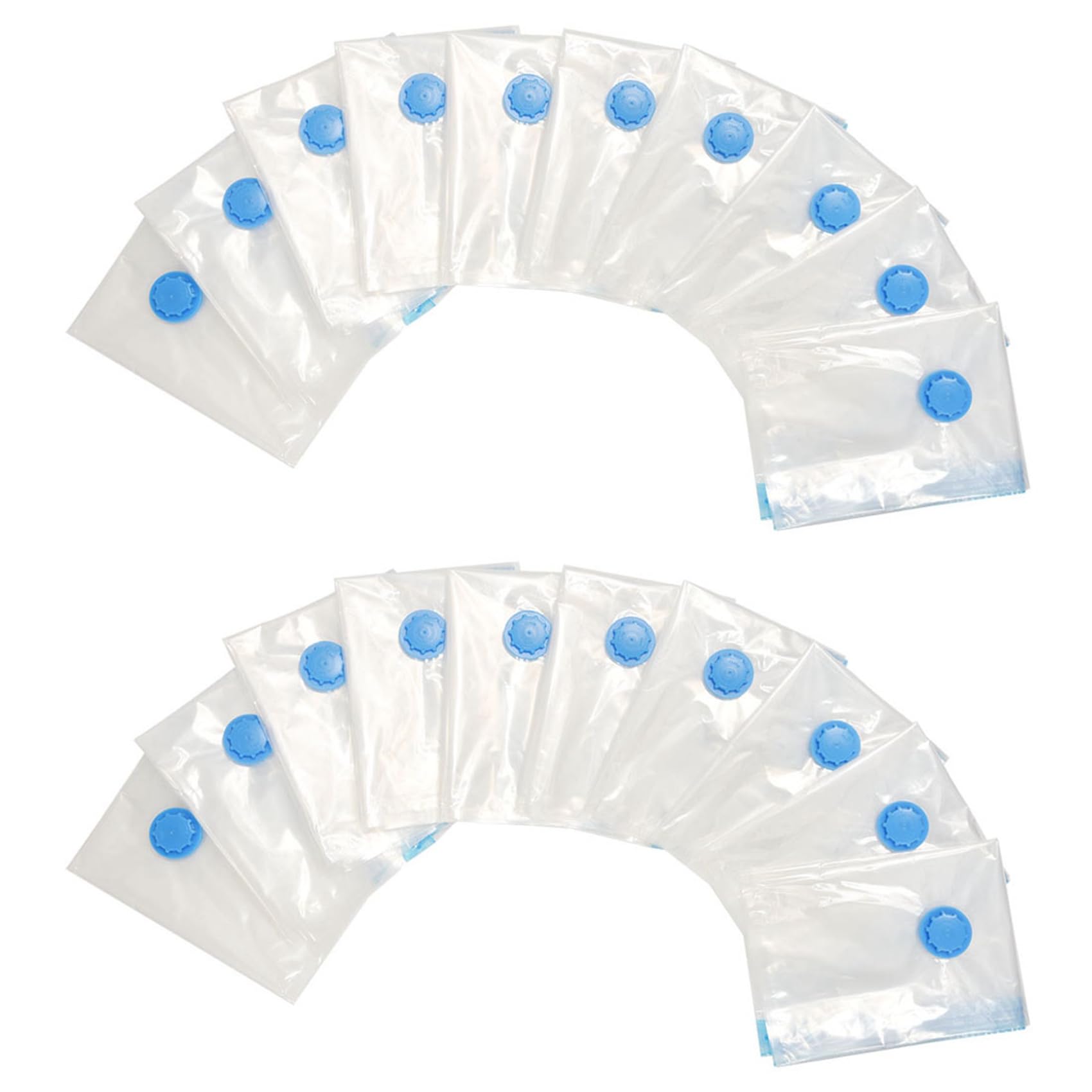 Hndhbfgrt 20 Packs 70X50 Vacuum Compressed Storage Saving Clothes Space Saver Seal Bags