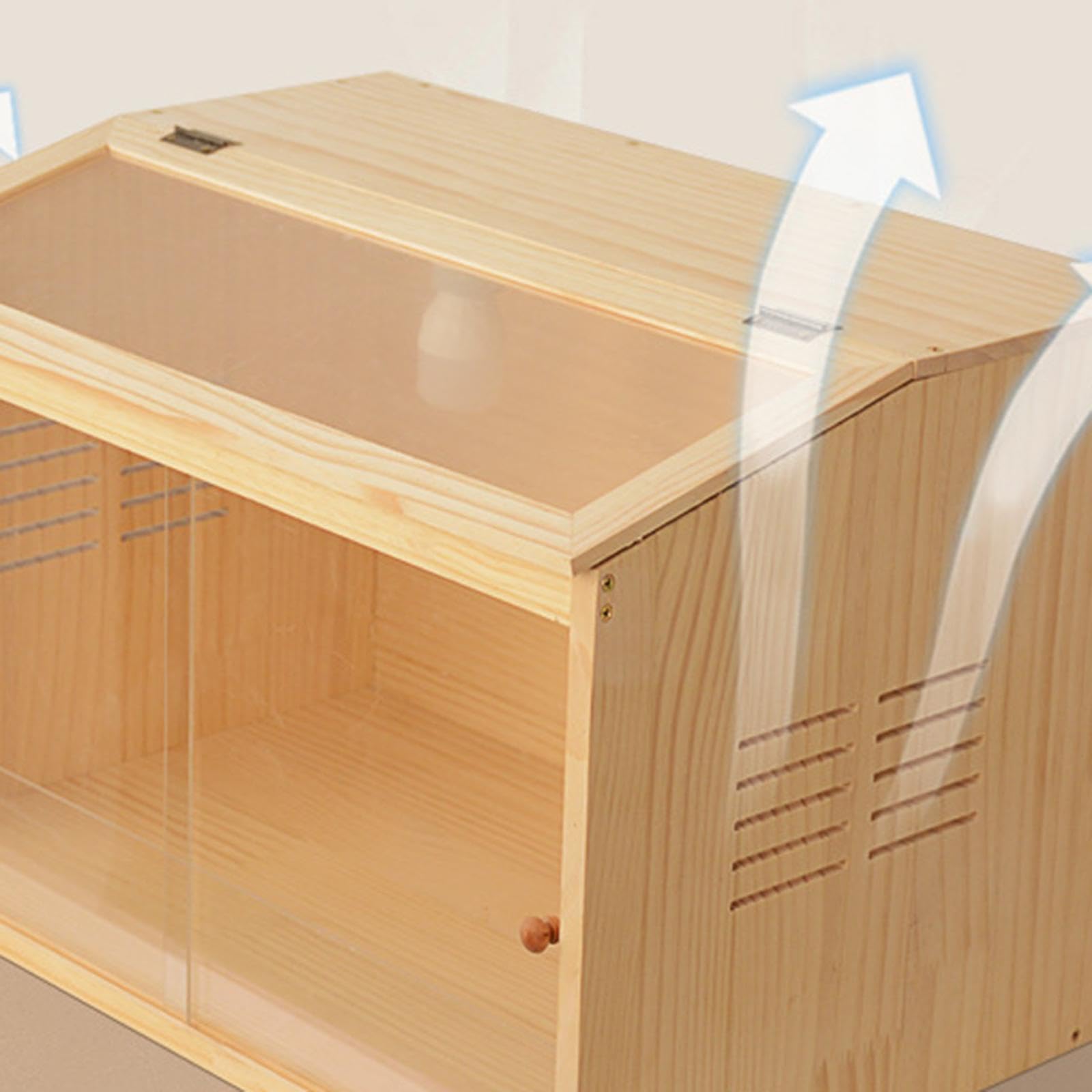 Comedero para pollos Rutin con criadero de Para madera, apto para cría de hámsters, fácil de montar, incubadoras para codornices, criadoras de pollitos y animales