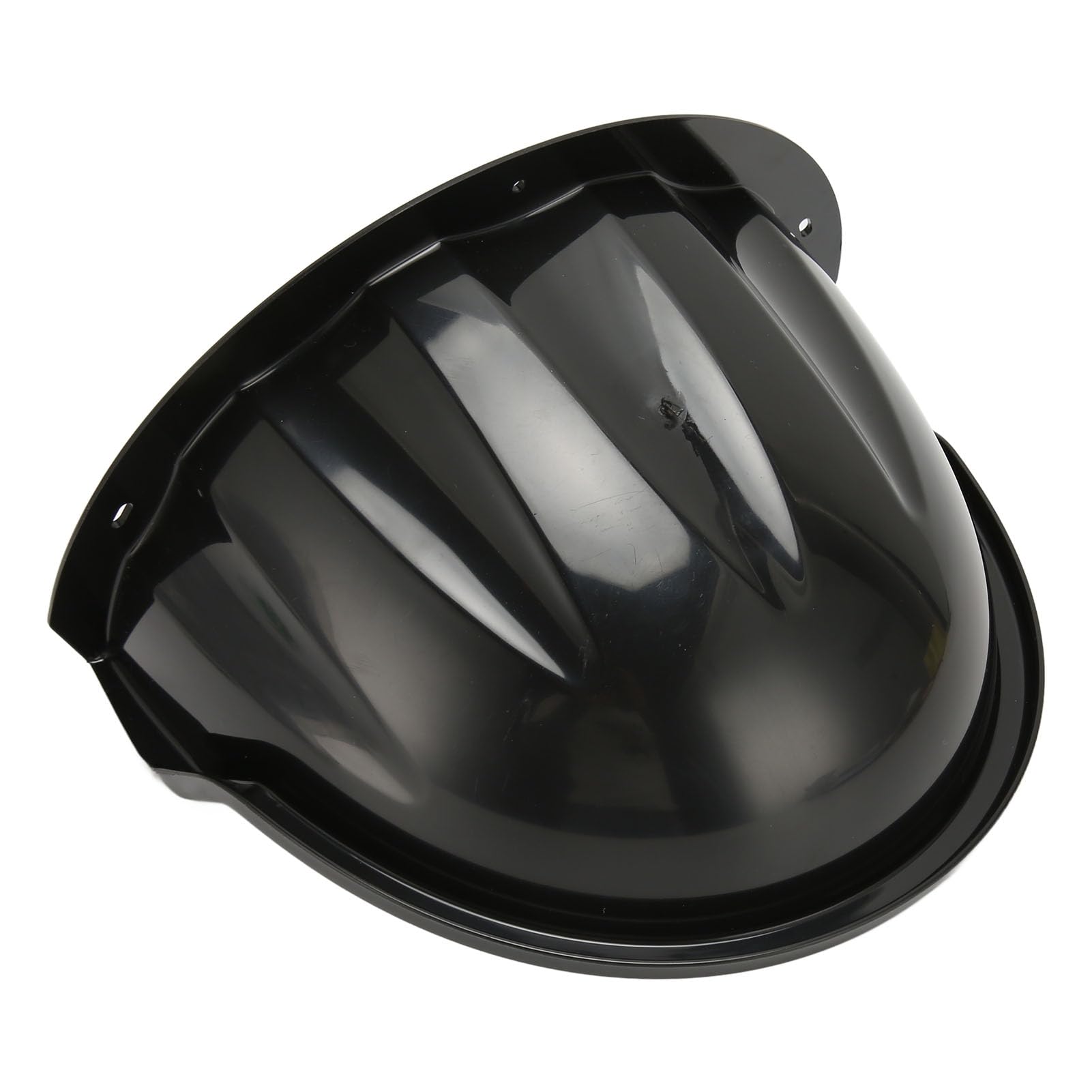 Security Camera Sun Rain Cover, ABS Plastic Outdoor Security Camera Cover with Unnoticeable Cable Design, Anti Slip, for Hemispherical and Ball Head Outdoor Cameras (Black)