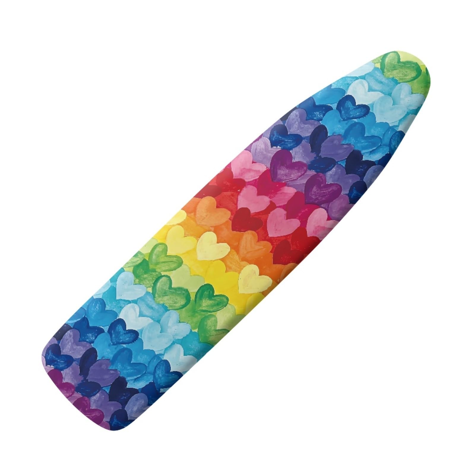 Extra large ironing board cover 140 x 45 Blue Red Thick cotton pad Ironing Board Cover Elastic washable,Resist Scorching and Staining,Heat Reflective & Vapour Permeable,Easy Fit