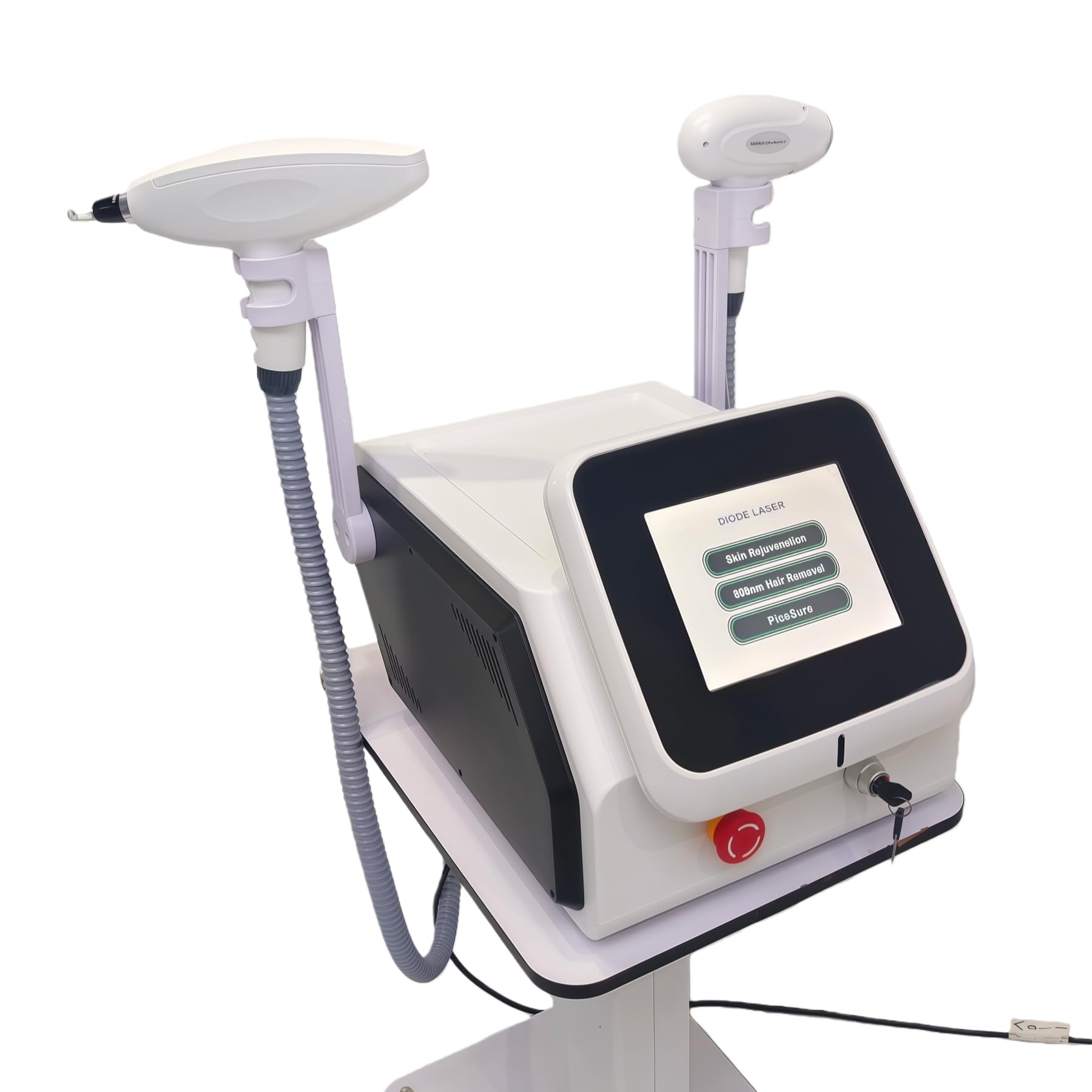 2 in 1 808 diodo laser depilatore 4 lunghezze d'onda 755/808/940/1064nm + picosecondi laser ND: YAG tattoo remover 4000W