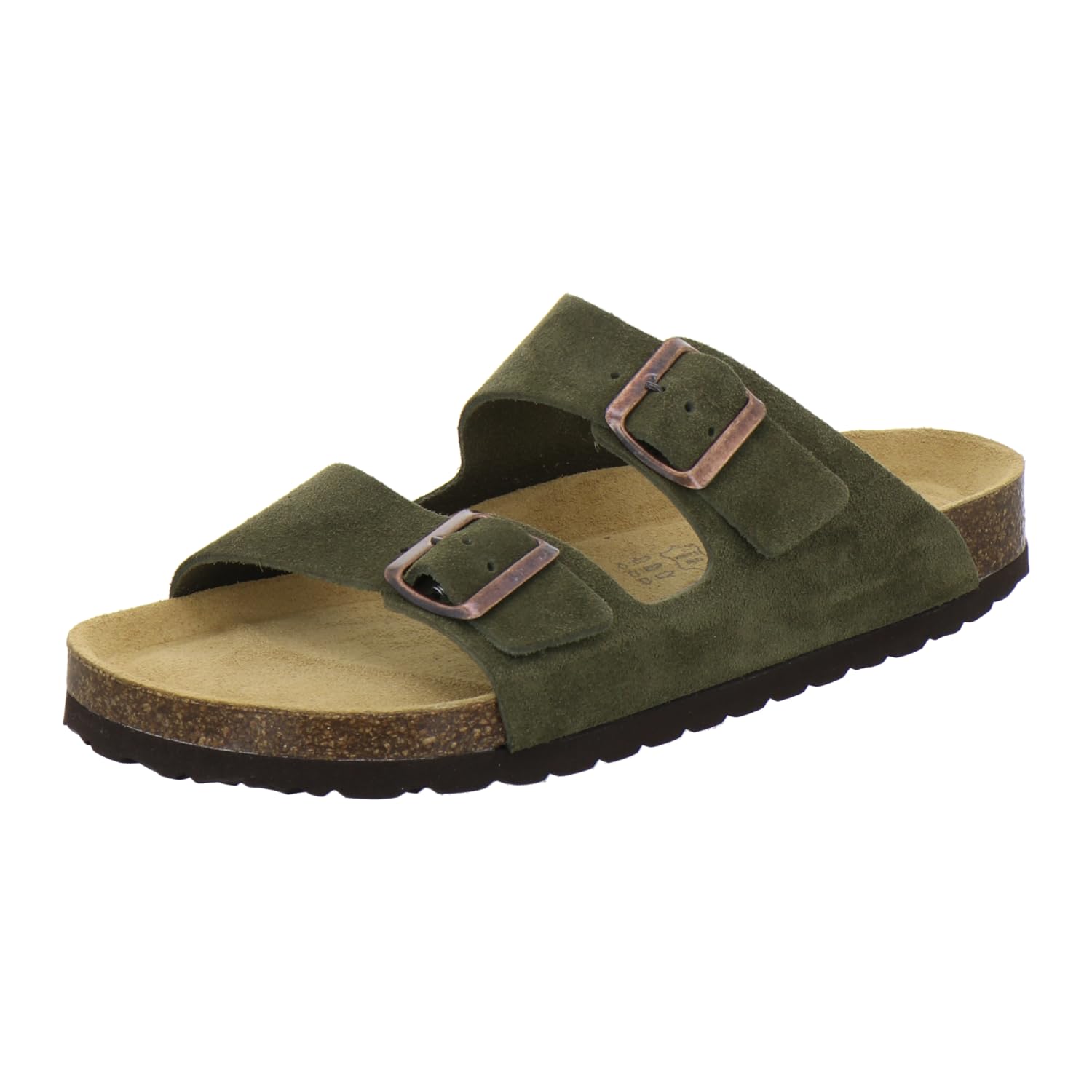 AFS-Schuhe, 3100 - Comodi sandali da uomo, in pelle, da casa e da lavoro, prodotti in Germania