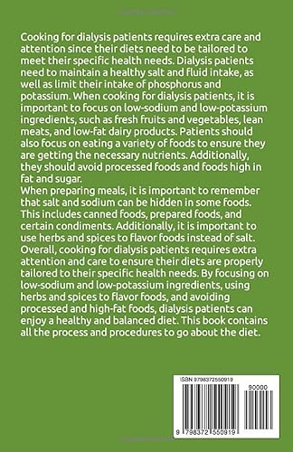 Kidney Dialysis Diet: step to step guide to cooking for a healthy kidney