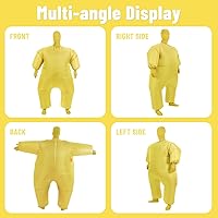 Vista 13 de YEAHBBER Disfraz inflable para adultos, disfraces inflables para adultos, tamaño de adulto, trajes inflables para el cuerpo, pantalones, 14 x 3 x 12