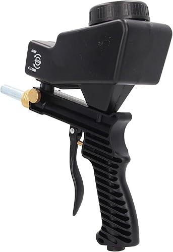 Miniatura 7 de TOPINCN Chorro de arena portátil de mano, presión de trabajo de 70-150 PSI, pistola de chorro de arena, máquina de chorro de aire, pistola
