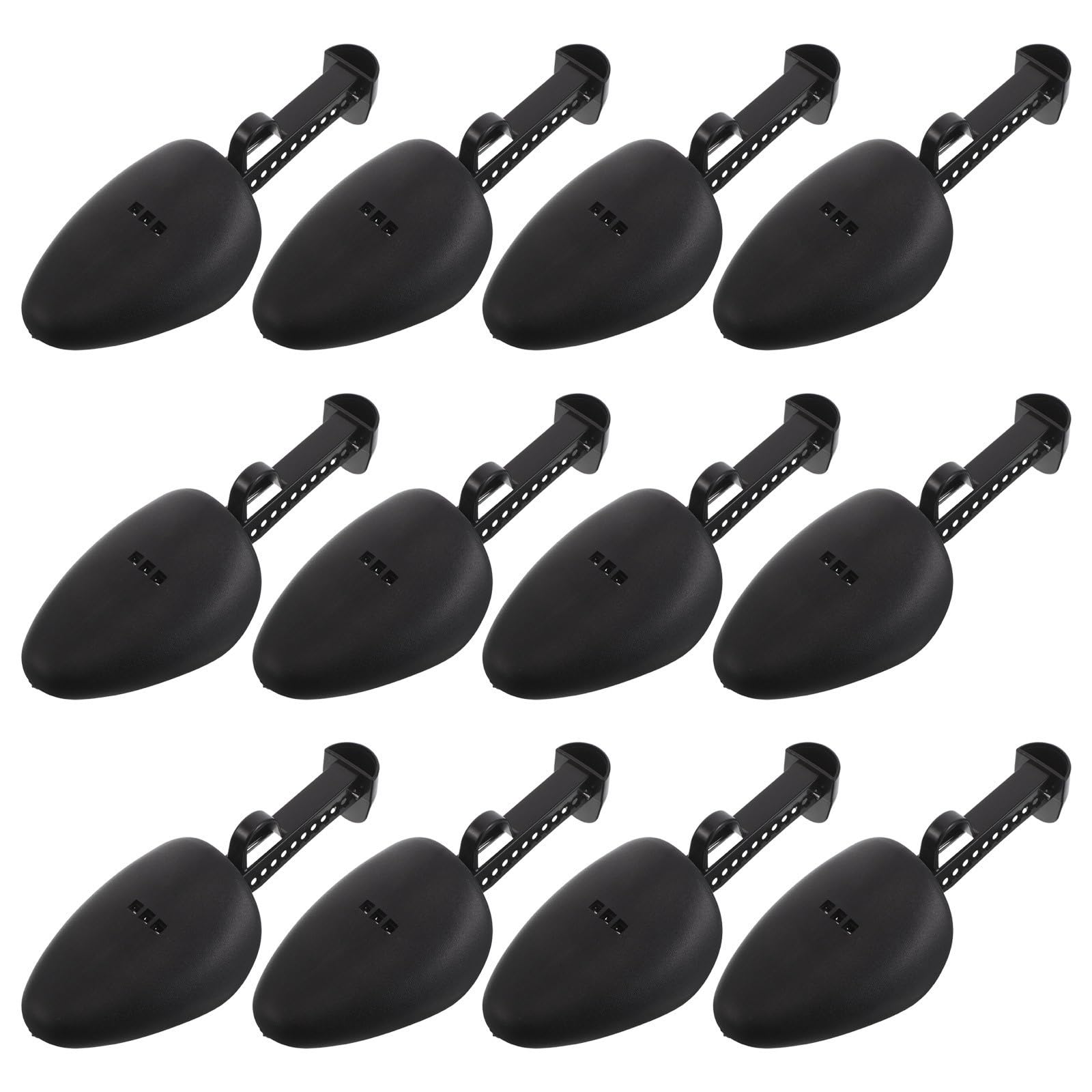 GALPADA 12 Piezas de Moldeadores de Calzado de Plástico Ajustables para Hombre, Soporte para Botas y Zapatos de Vestir, Resistentes al Desgaste y Prácticos para Viajes