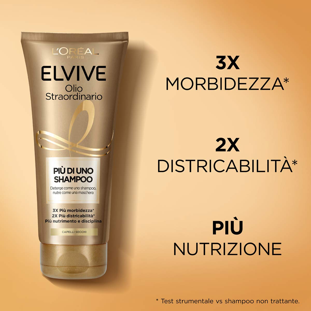 l'Oréal Paris Elvive - Kit de cabello con aceite excepcional que contiene 1 champú y 1 aceite para cabello seco con efecto nutritivo para cabello seco