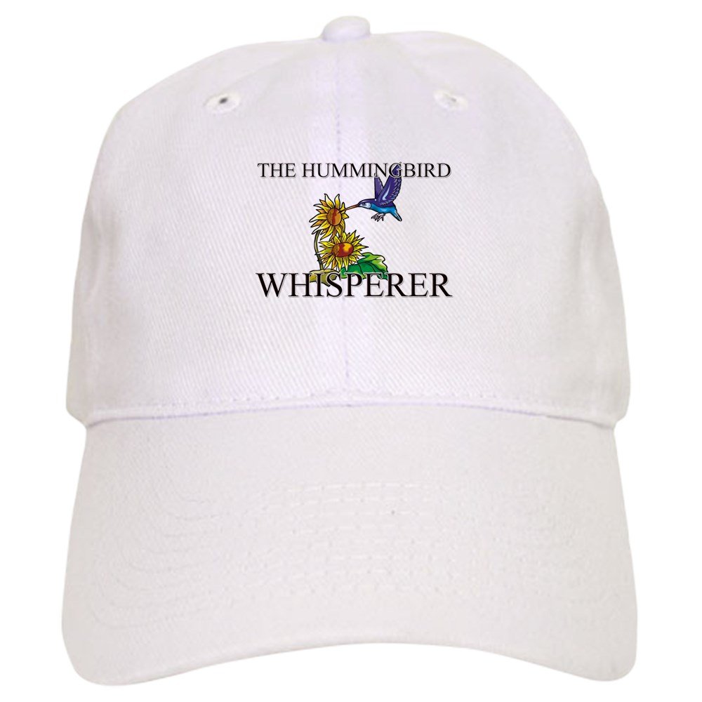 CafePress The Hummingbird Whisperer Cap Unique Adjustable Baseball Hat White