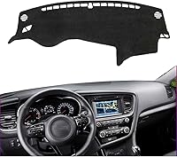 Vista 17 de Cubierta de tablero de coche Compatible con BMW X5 F15 2014 2015 2016 2017 2018 con transmisión a la izquierda Forro de alfombra de tablero