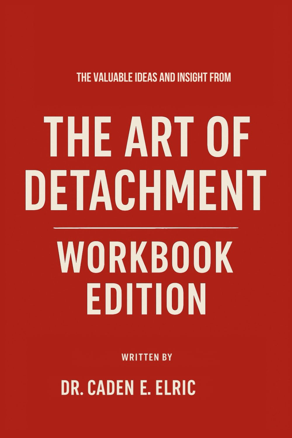 The Valuable Ideas And Insight FromThe Art of Detachment Workbook Edition: Practical Systems to Shubham Kumar Singh Teachings