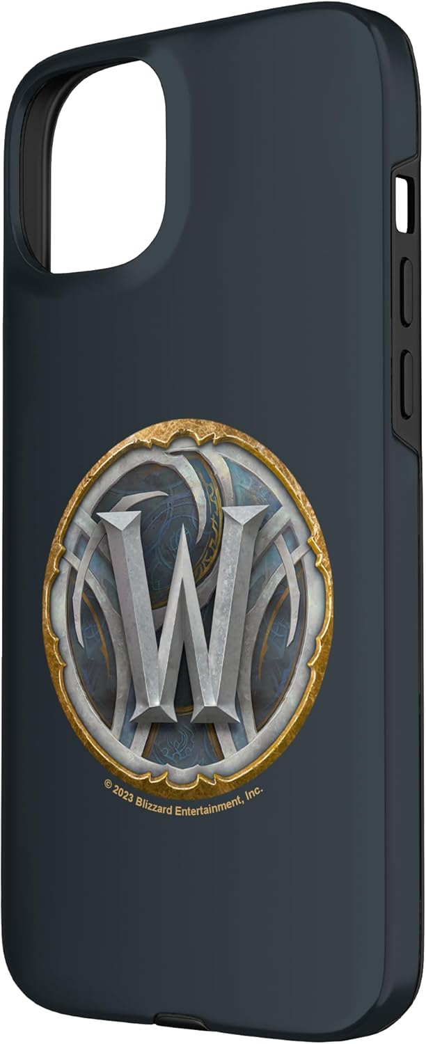 iPhone 15 Plus World of Warcraft Small Chest Pocket Stylized W Logo Case