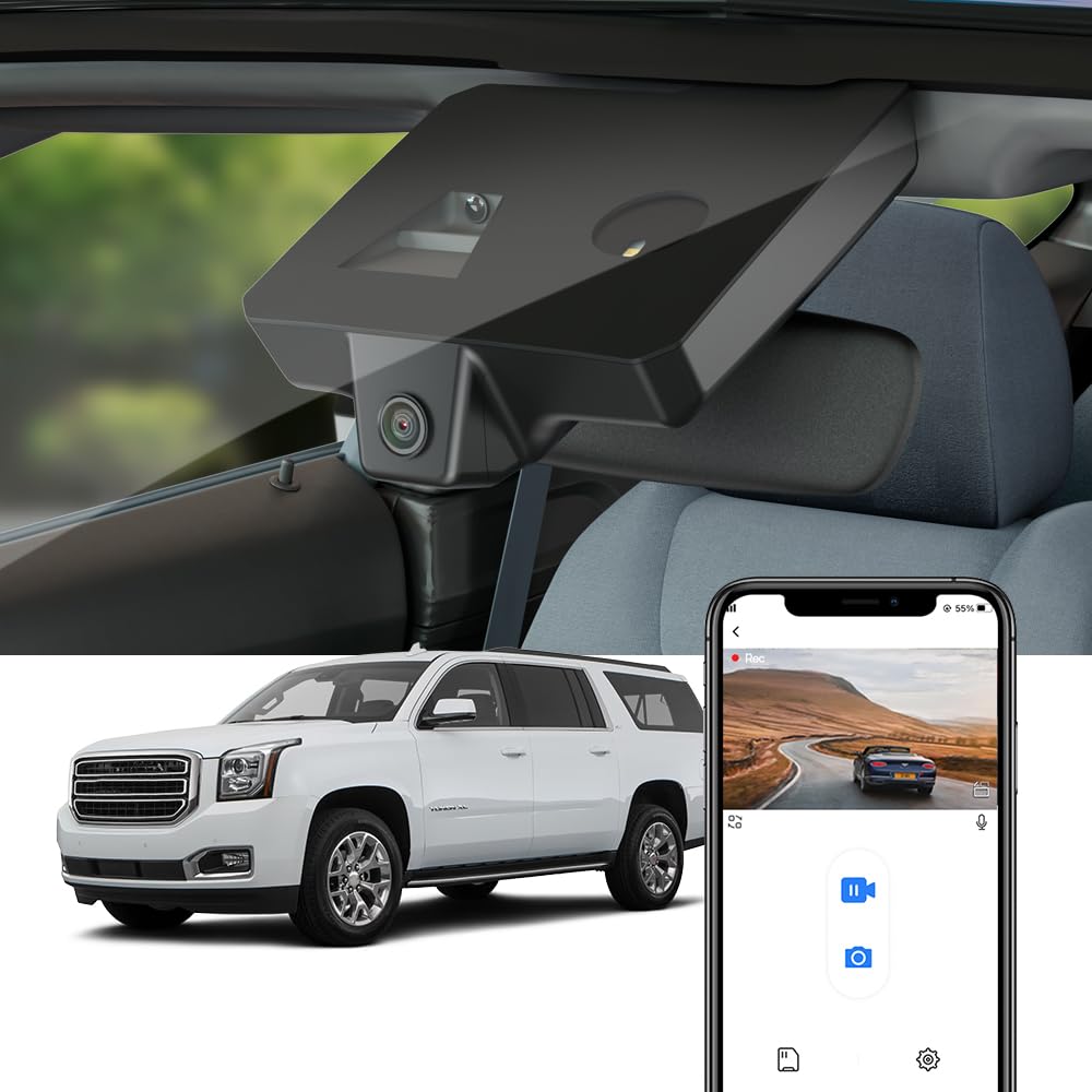 Fitcamx Dash CAM 4K Adatta a Toyota Hilux, Fortuner 2020 2021 2022 2023 2024 2025 2026, telecamera per auto WiFi UHD 2160P OEM, visione notturna, registrazione in loop, G-Sensor, scheda da 64 GB