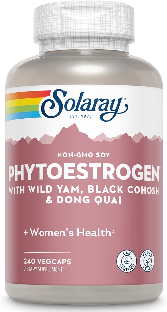 Solaray PhytoEstrogen Menopause Supplements Wild Yam