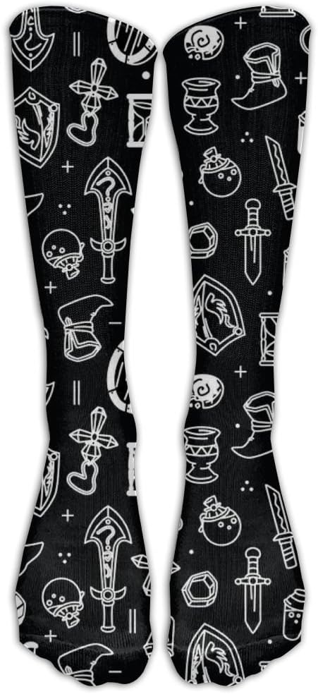 YUA85FSW League Of Legends Unisex Tube Stockings Cute Unique Design Long Socks