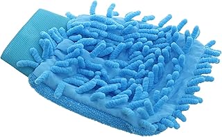 one year warranty_Microfiber Car Washing Glove - Sky Blue
