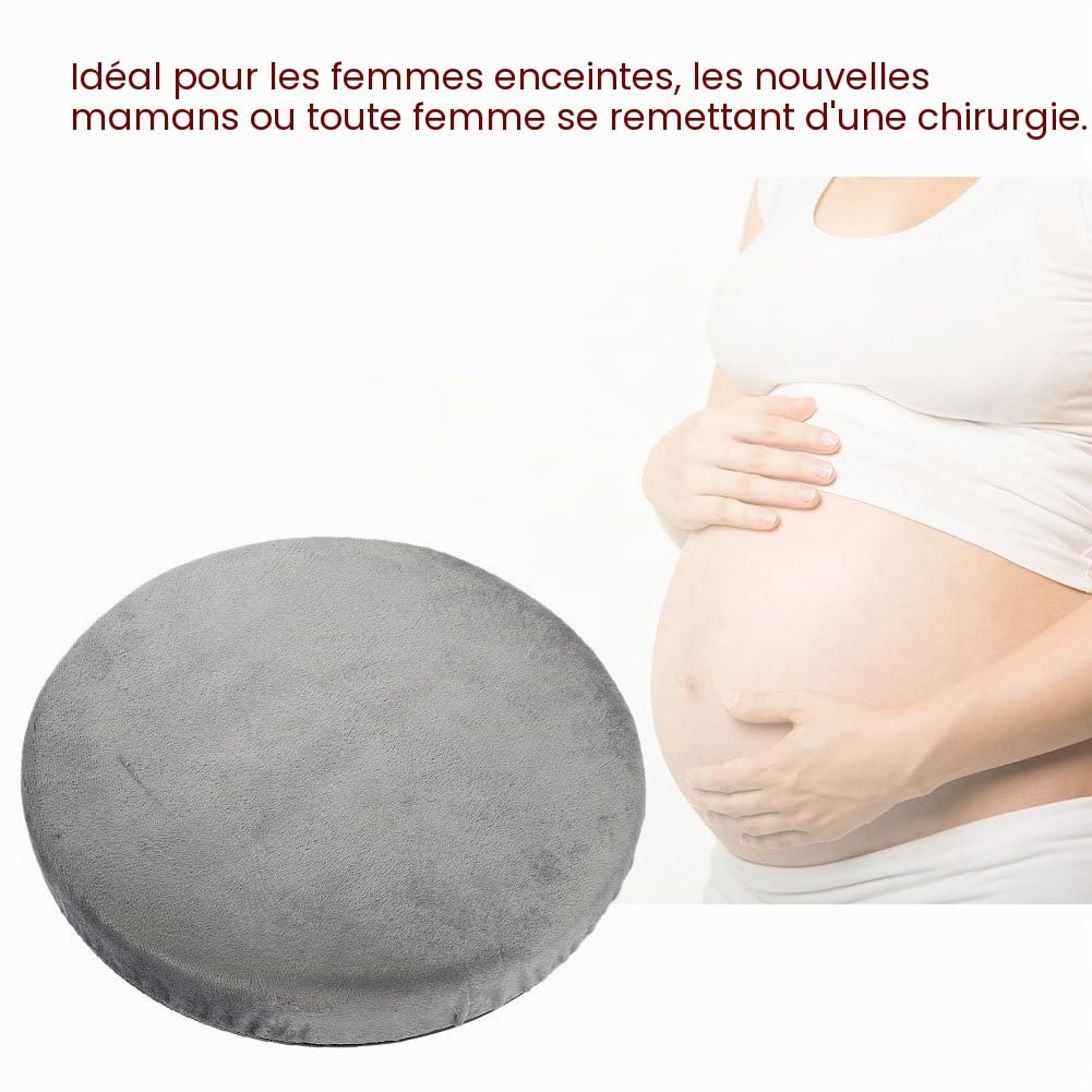Siège Coussin De Voiture, Rotatif Pivot pour siège Auto Mobility, Coussin Rotatif à 360° Voiture, pivotant jusqu'à 150 kg, de 39 cm antidérapant Coussins Siège, Orthopedique Coccyx D'assise canapé