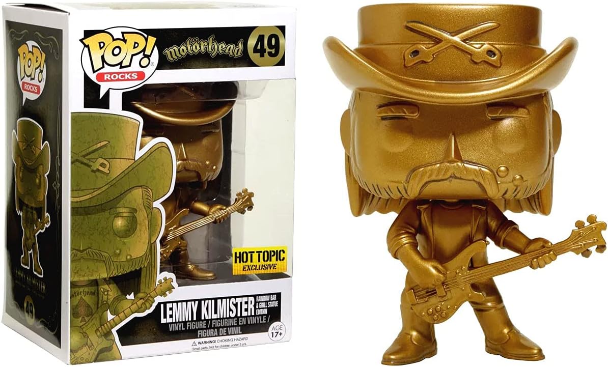 Funko POP! Rocks Motorhead Lemmy Kilmister #49 Ltd. 5,000 (Gold Edition)