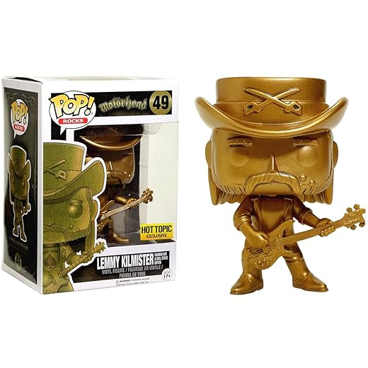 Funko Pop! Rocks Motorhead Lemmy Kilmister #49 Ltd. 5,000 (Gold Edition)