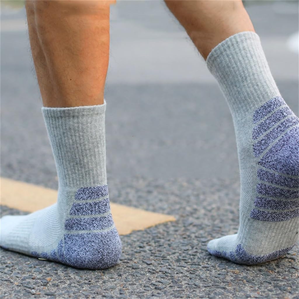 Outdoor Socks, Mountaineering, Thickened Towel Bottom, Running And Hiking Socks。