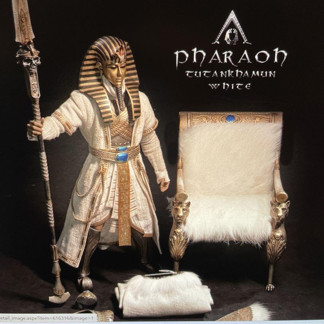 絶版　1/6 ファラオ　ツタンカーメン　ホワイトTBリーグ　アクションフィギュア Amazon.co.jp: 絶版 1 6 ファラオ ツタンカーメン ホワイト TB