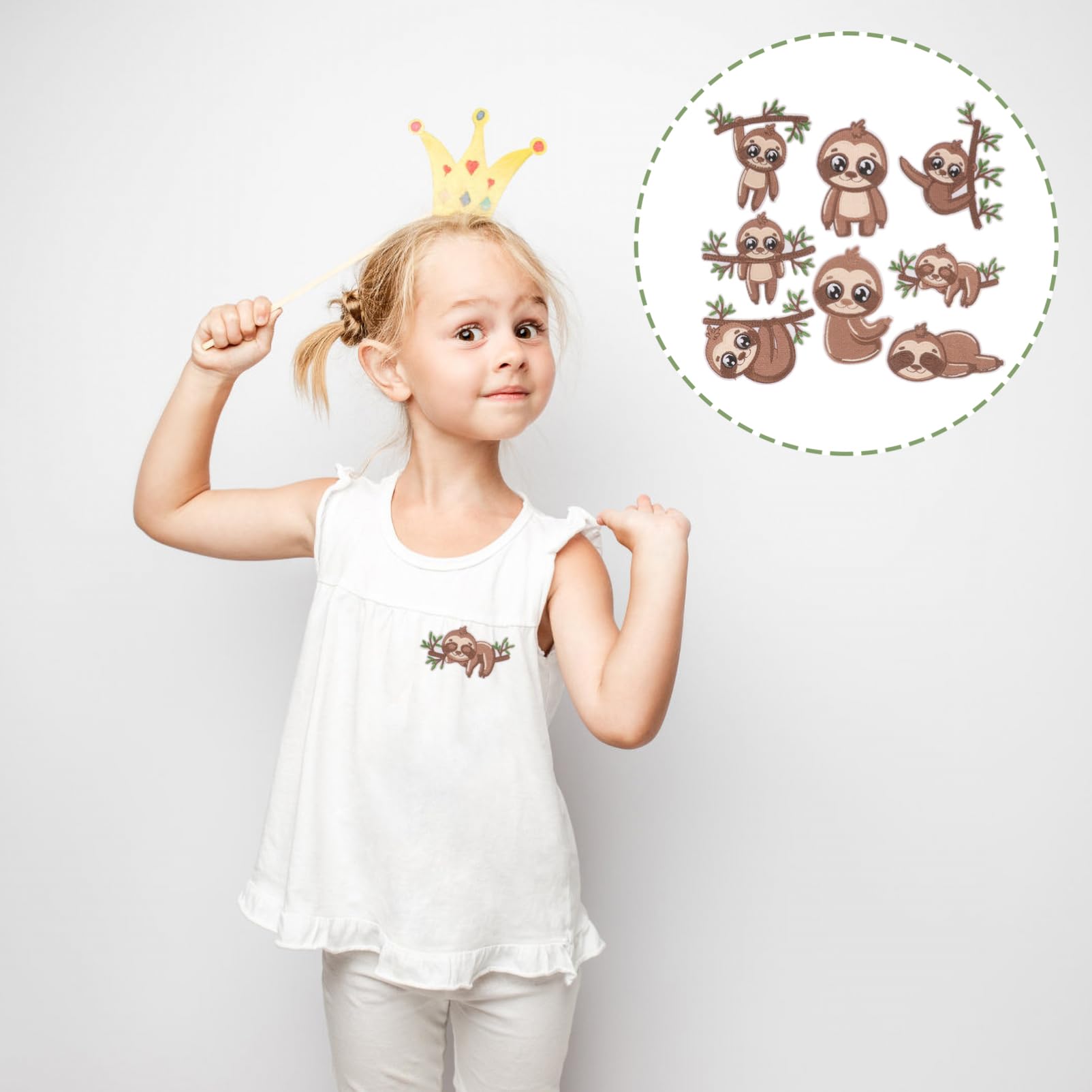 40pezzi Toppe Termoadesive Forma Per Riparazione Abbigliamento Decorazioni Per Giubbotti e Borse Patches Creativi Per Diy Facile Da Applicare e Personalizzare