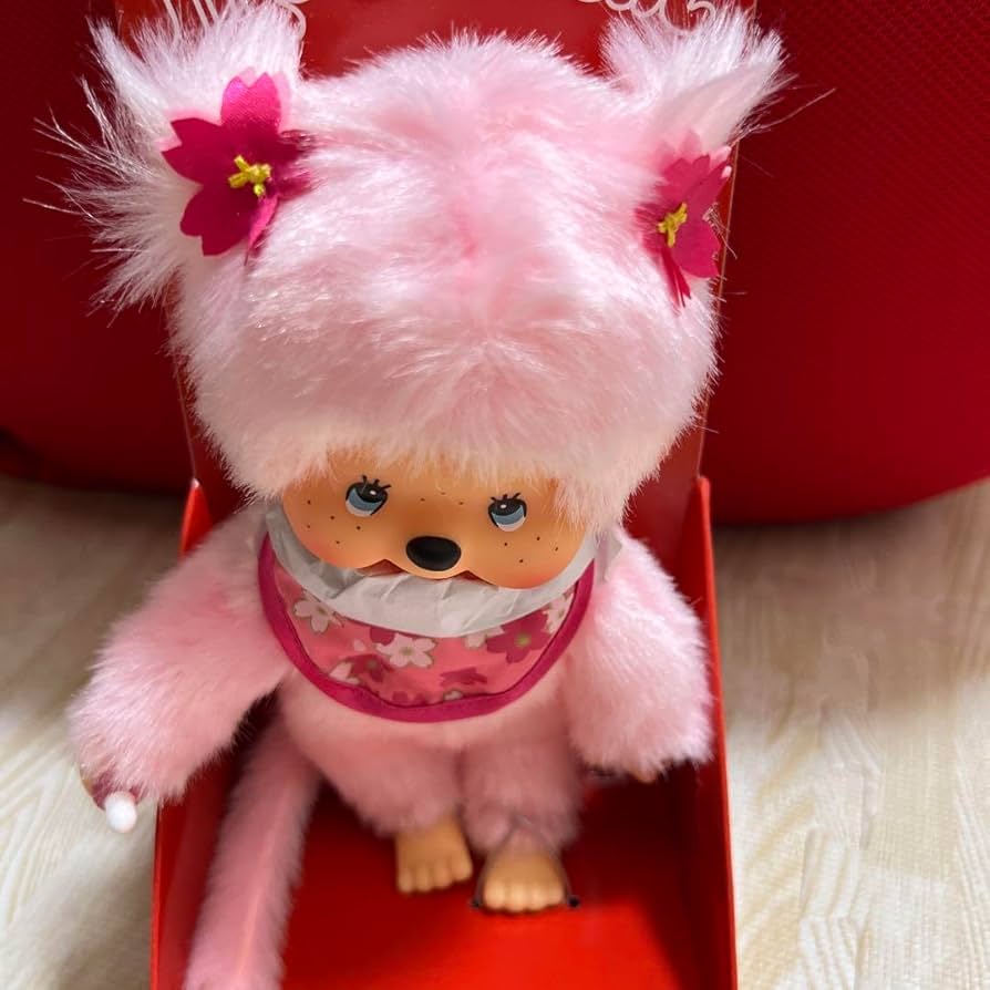 Amazon.co.jp: ︎レア さくらモンチッチ 海外物 ピンク 人形