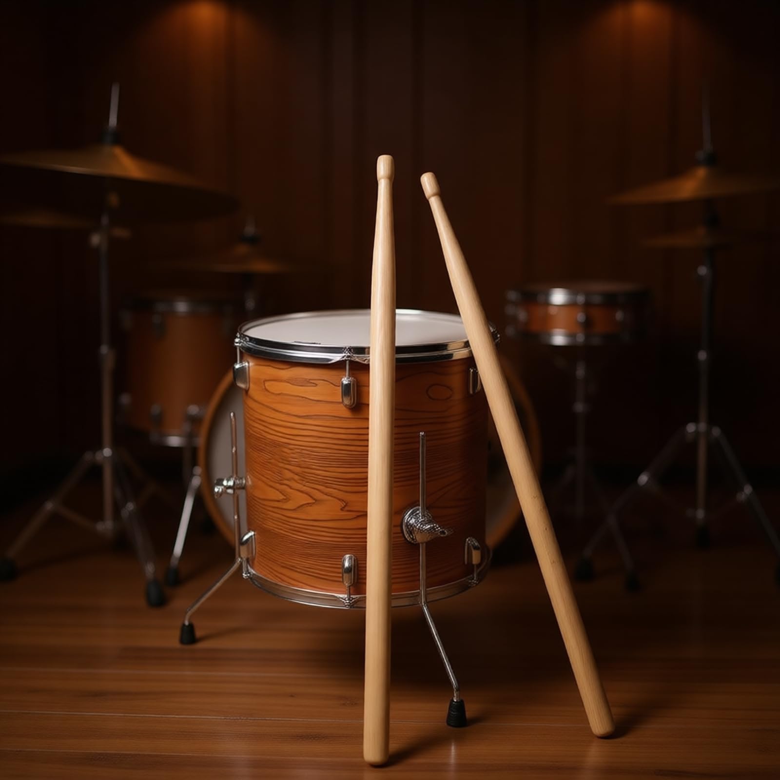 Riesige Trommelstock-Ornamente, große dekorative Drumsticks, Percussion-Instrumente, Zubehör für Musiker und Kunstliebhaber, künstlerische, riesige Drumsticks, Holzdisplay