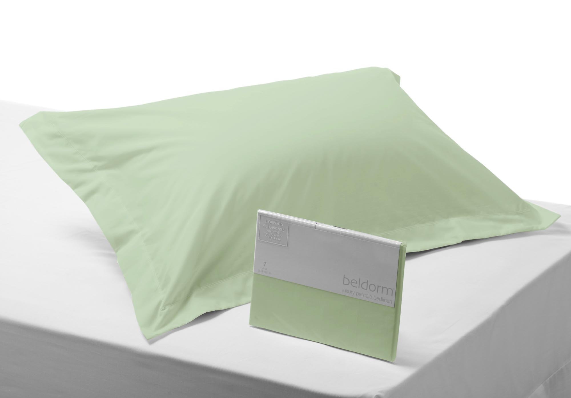 Belledorm Easycare Percale Oxford Pillowcase (One Size) (Green Apple)