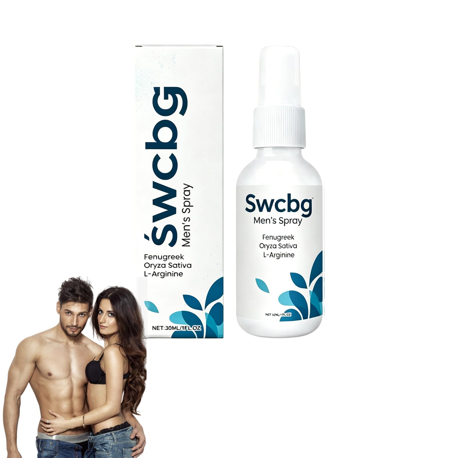 Energizing Spray for Men with Seaweed, 30ML | Seaweed extract formula, fast-absorbing, quick refresh, for men, daily intimate care, 30ml travel-friendly