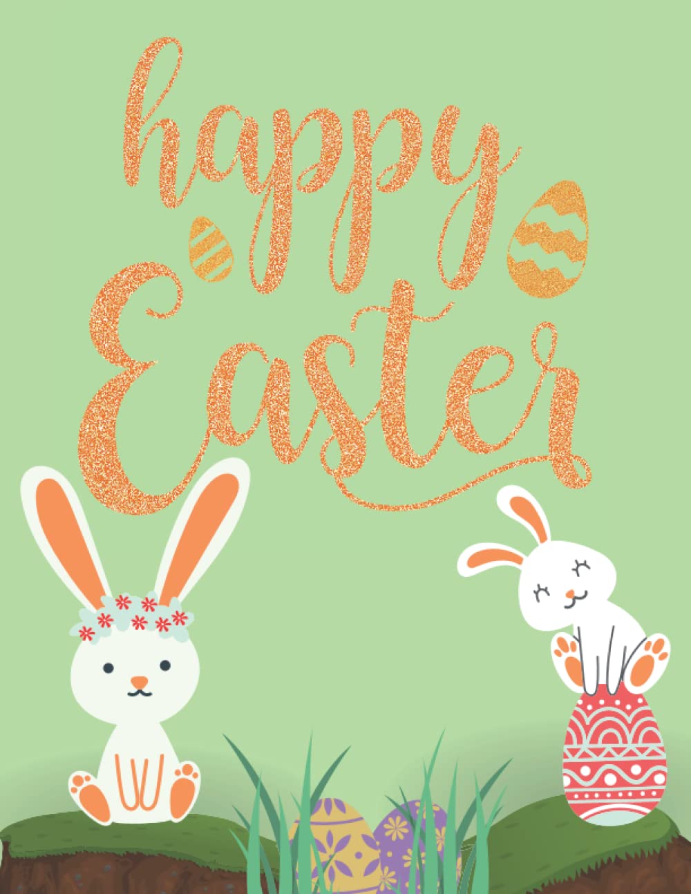 easter sketchbook: easter gifts for kids Large Sketchbook/Notebook:120+ Pages of 8.5"x11" With Blank Paper for Girls To Drawing, Doodling, Journal ,Sketchbook for Kids (Blank Unlined )