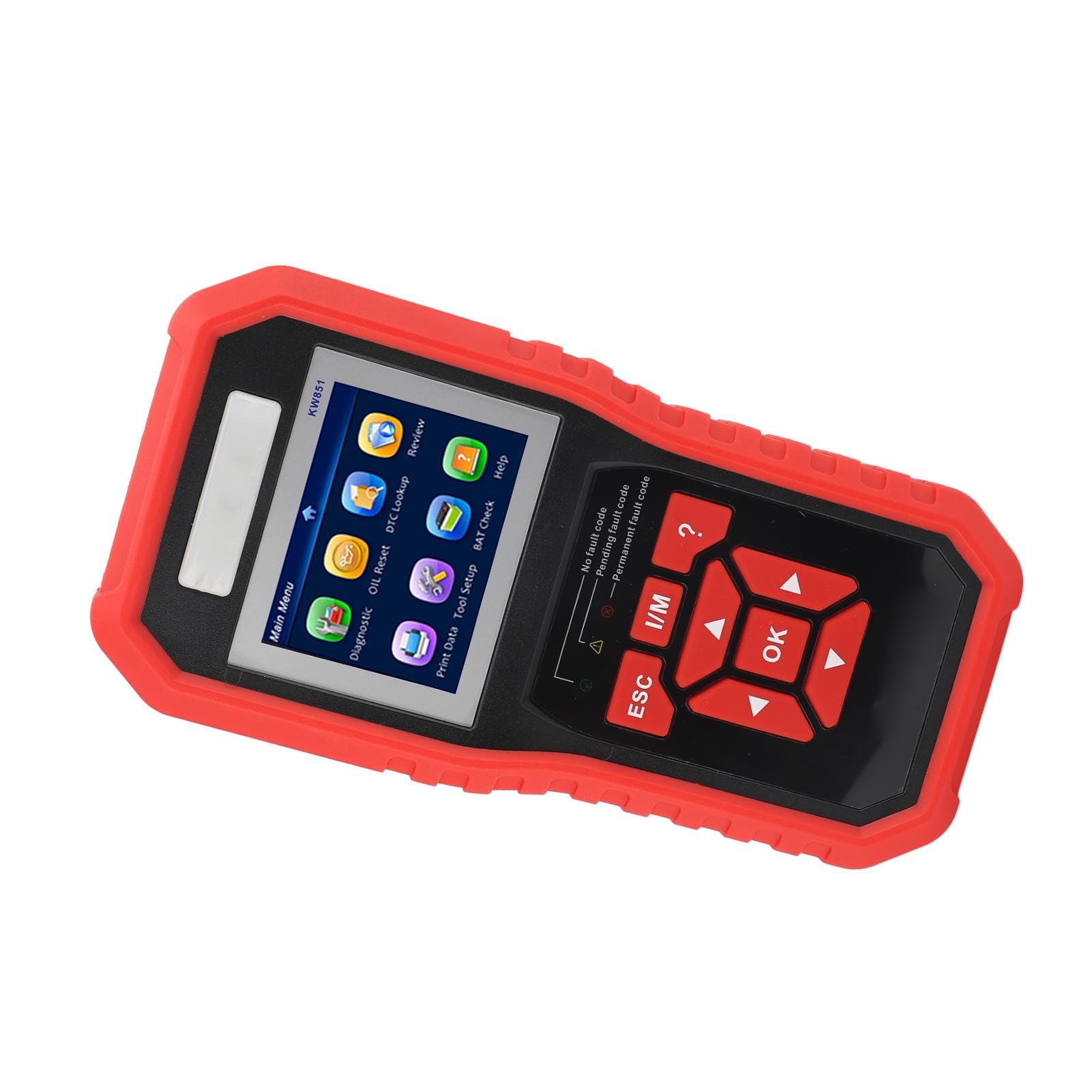 OBD-Scanner, Motorfehlercodeleser mit Hochauflösendem TFT-Farbbildschirm und Service-Licht-Reset, für Win XP 7 8 10