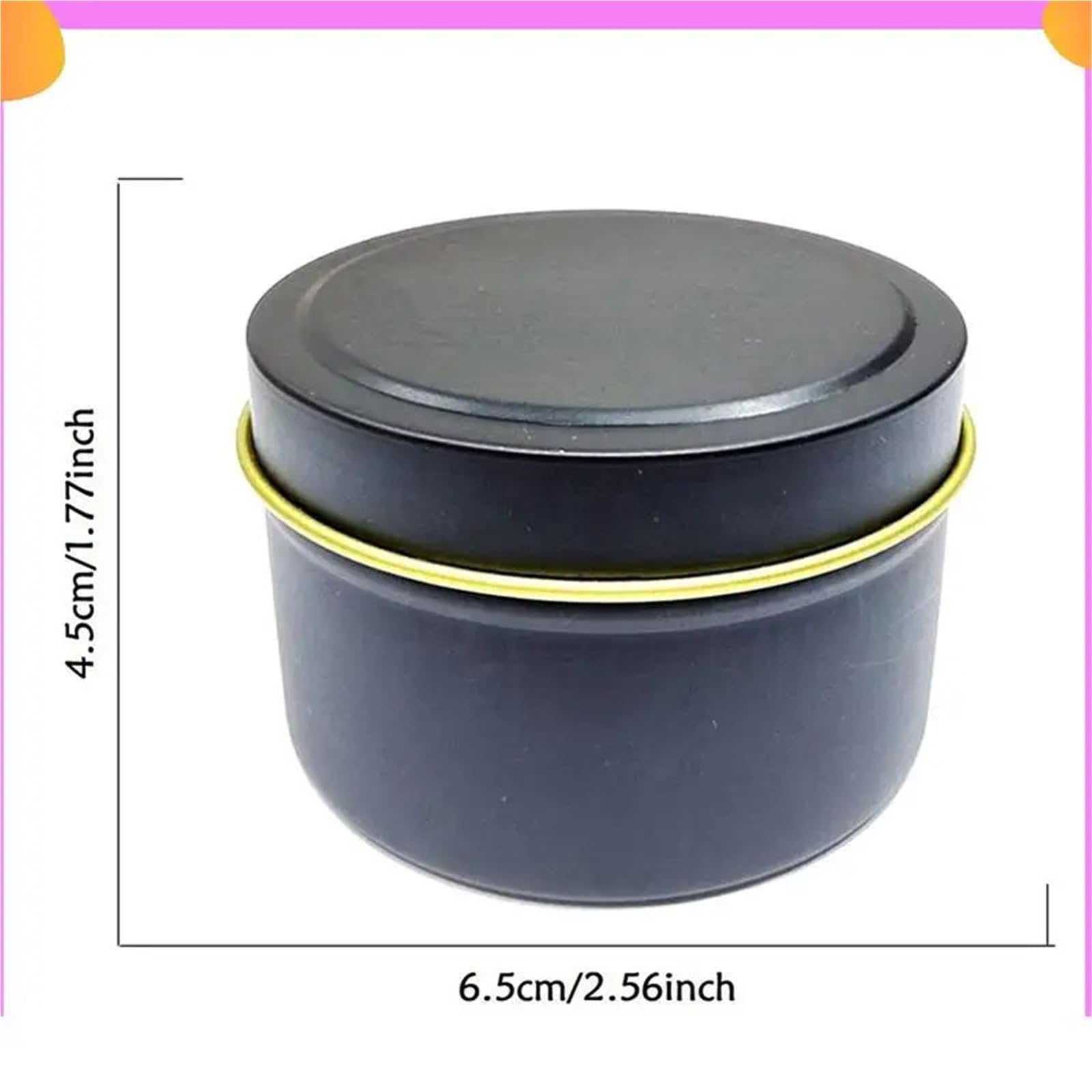 Barattoli per Candele Confezione da 48 barattoli di Latta for Candele con Coperchio, 4 Once, Metallo for Fai Te, Arti e Mestieri