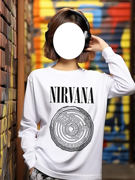 トップス NIRVANA LONG SLEEVE T-SHIRT FRYING EYE NIRVANA LONG SLEEVE T-SHIRT FRYING EYE